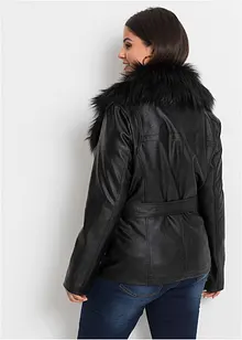 Veste avec col en synthétique, bonprix