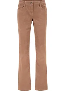 Pantalon stretch en velours côtelé, Bootcut, bonprix