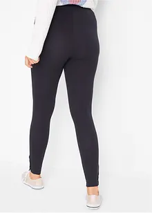 Legging coton avec taille élastiquée confortable, bonprix