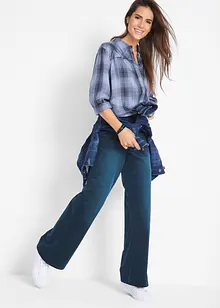 Pantalon en velours côtelé extensible, Wide, bonprix