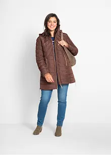 Veste longue matelassée, rembourrée, bonprix