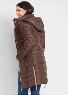 Veste longue matelassée, rembourrée, bonprix