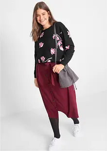 Sweat ample 100% coton, bonprix