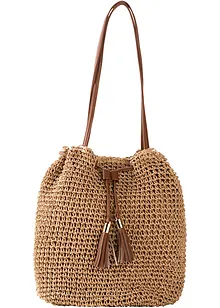 Sac bourse en paille, bpc bonprix collection