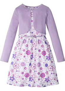 Robe fille + ceinture + boléro fille (Ens. 3 pces.), bonprix