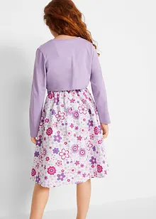 Robe fille + ceinture + boléro fille (Ens. 3 pces.), bonprix