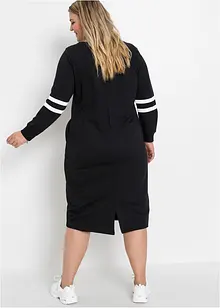 Robe sweat à rayures, bonprix