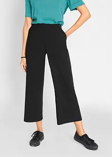 Jupe-culotte en bengaline avec taille large élastique, bonprix