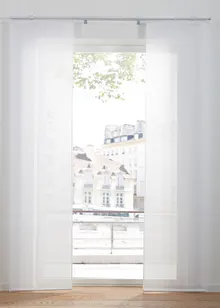 Panneau coulissant en tissu sablé (1 pce), bonprix