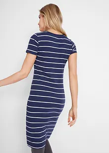 Robe en jersey extensible à manches courtes, bonprix