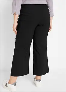 Jupe-culotte en bengaline avec taille large élastique, bonprix