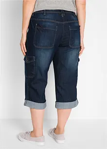 Jean 3/4 cargo stretch, taille normale, bonprix