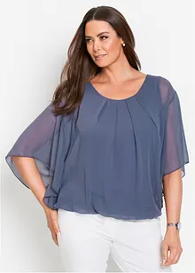 Tunique en crêpe avec doublure top, bonprix