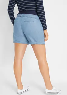 Short de grossesse léger en Lyocell et lin, bonprix