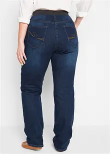 Jean boyfriend stretch à taille élastiquée, bonprix