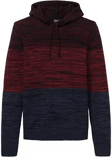 Pull en fine maille à capuche, bonprix