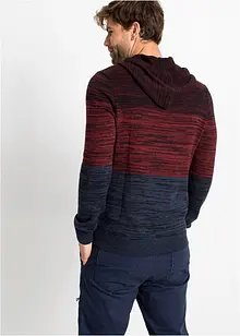 Pull en fine maille à capuche, bonprix