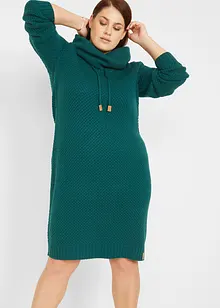 Robe en maille à col châle, bonprix