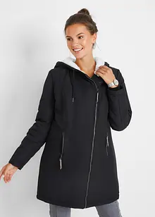 Veste avec fourrure peluche, doublure, bonprix