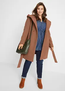 Manteau court à teneur en laine, bonprix