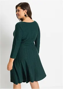 Robe en maille à rayures, bonprix