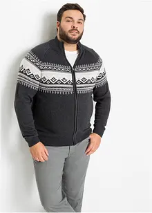 Gilet en maille à motif norvégien, bonprix