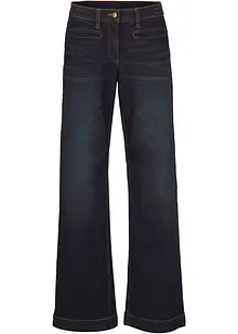 Jean large taille mi-haute élastiquée, bonprix