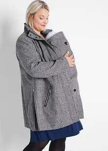 Manteau court de grossesse/de portage en imitation laine, bonprix