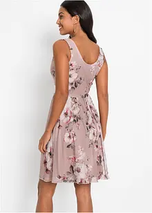 Robe avec mesh imprimé, bonprix