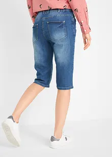 Bermuda en jean stretch à taille confortable, bonprix