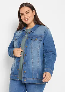 Veste en jean extensible, Basic, bonprix