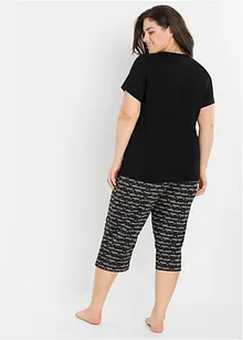 Pyjama corsaire 100% coton, bonprix