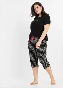 Pyjama corsaire 100% coton, bonprix
