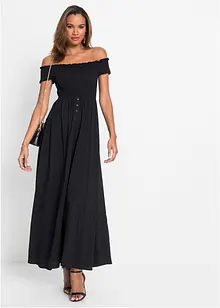 Robe avec détail smocké, bonprix