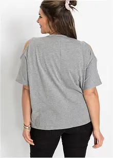 T-shirt avec découpes, bonprix