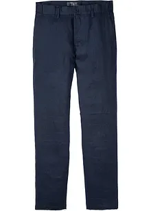 Pantalon chino Regular, 100% lin, droit, bonprix