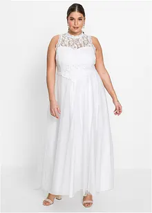 Robe de mariée à dentelle, bonprix