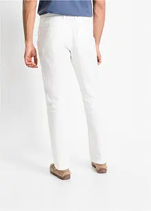 Pantalon chino en lin avec taille confortable Regular Fit, Straight, bonprix