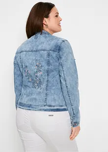 Veste en jean avec broderie, bonprix