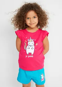 Lot de 2 T-shirts 100% coton, bonprix
