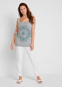 Top débardeur en coton imprimé mandala, bonprix