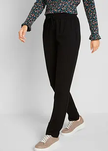 Pantalon extensible Punto di Roma avec détails zips, bonprix