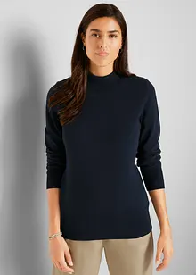 Pull basique à col montant, bonprix