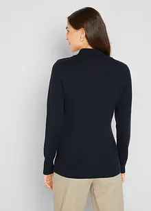 Pull basique à col montant, bonprix