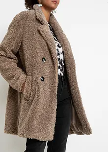 Manteau court oversize aspect laine, bonprix