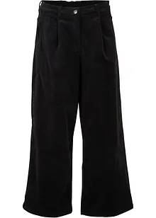 Jupe-culotte en velours côtelé stretch avec taille haute confortable, longueur 7/8, bonprix