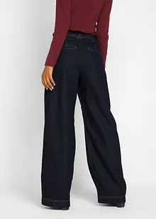 Jean large taille haute élastiquée, bonprix