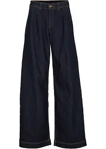Jean large taille haute élastiquée, bonprix