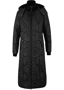 Manteau long matelassé avec surpiqûres diamant, bonprix