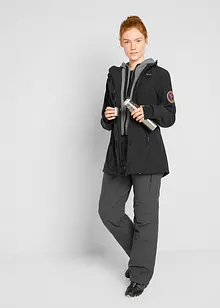 Veste longue softshell imperméable, style 2 en 1, bonprix